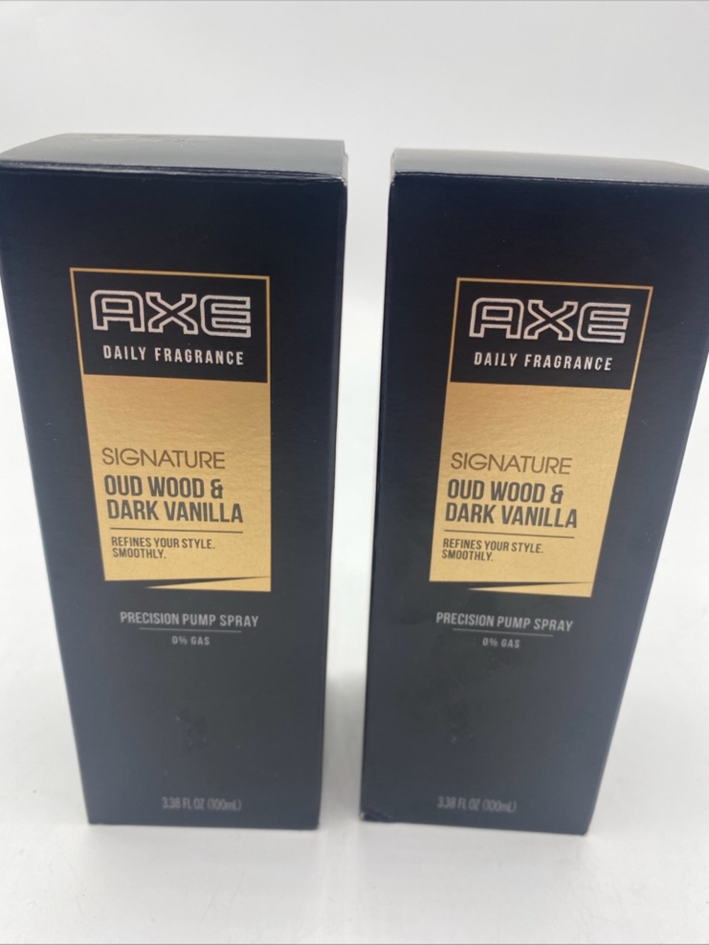 AXE Men's Signature Oud Wood & Dark Vanilla 3.38oz Daily Fragrance 2ps